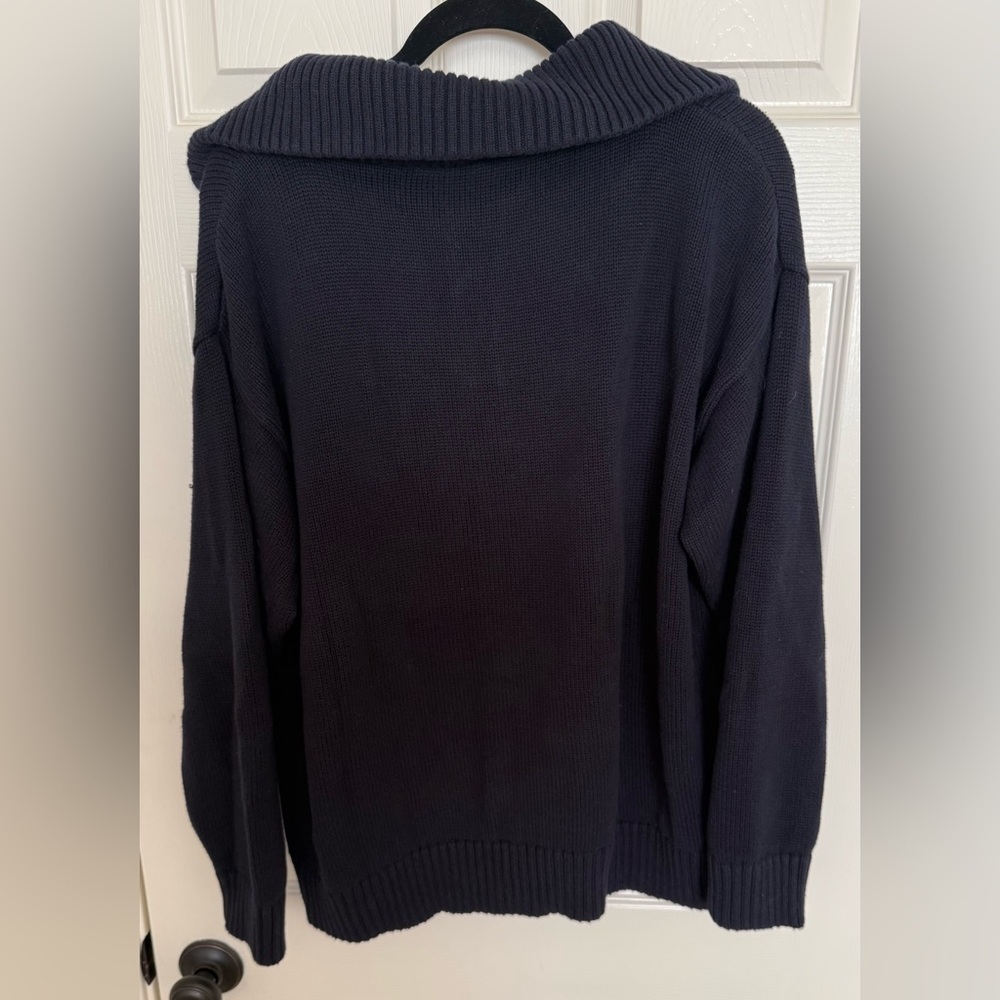 Zara Heavy Knit Zip Sweater - Picture 7 of 8